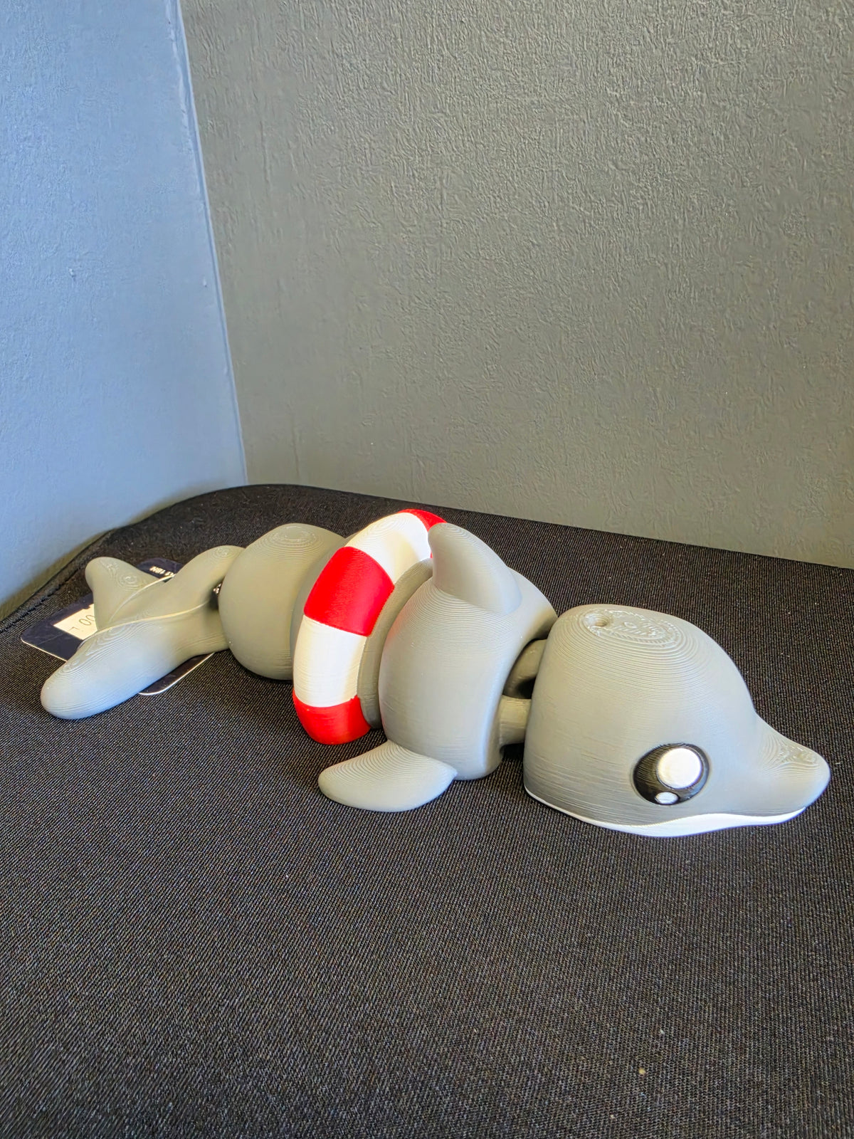 Articulated Dolphin with Life Ring Fidget Toy