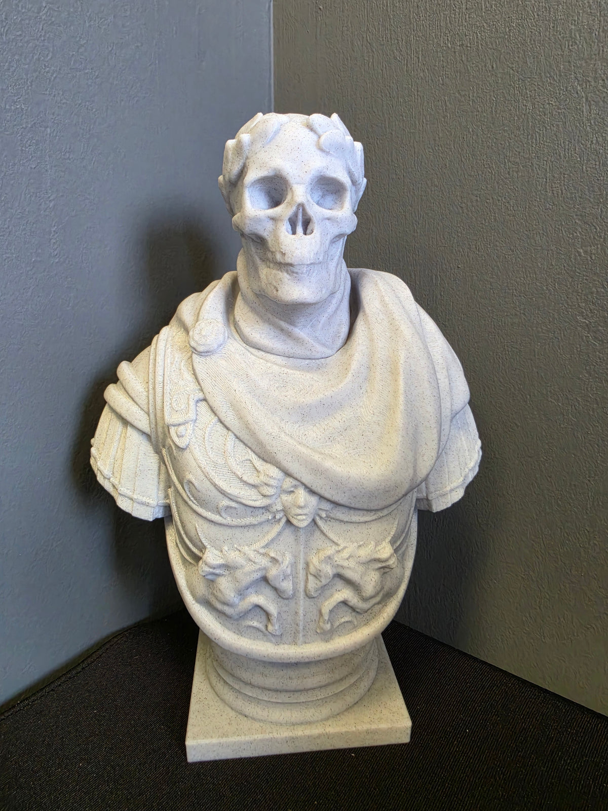 Roman Centurion Bust – Marble Roman Warrior Sculpture