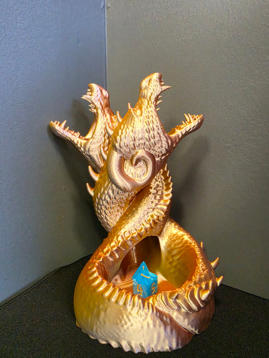 Twin Dragon Dice Tower – Premium RPG Dice Roller