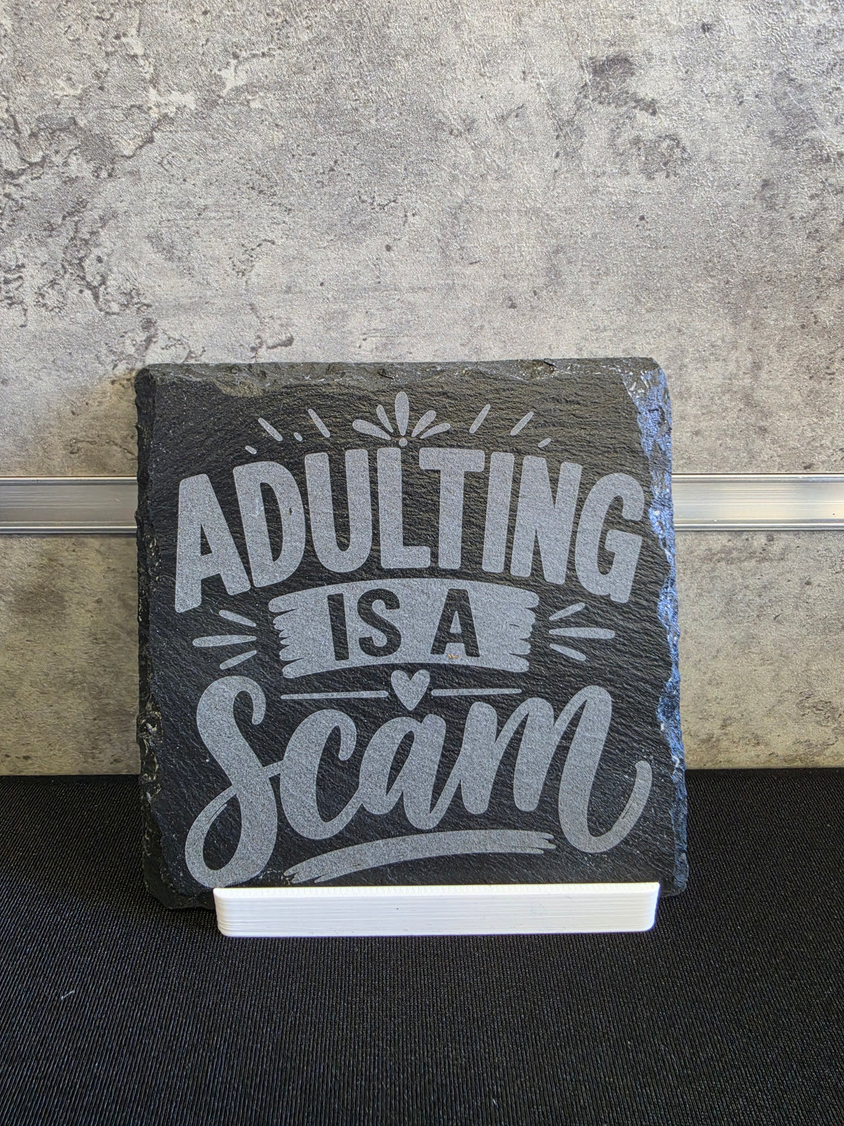 Laser Engraved Slate Coasters