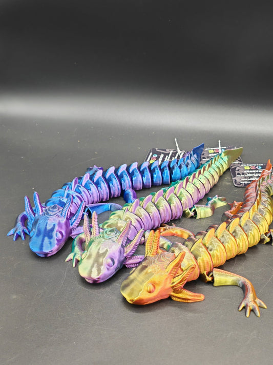 Articulated Axolotl – Fully Articulated UKCA Certified Fidget Toy - FAN3DP