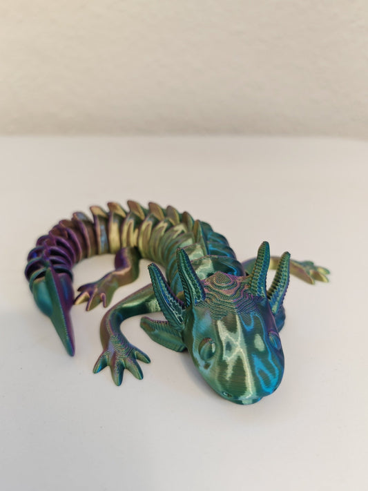 Articulated Axolotl – Fully Articulated UKCA Certified Fidget Toy - FAN3DP