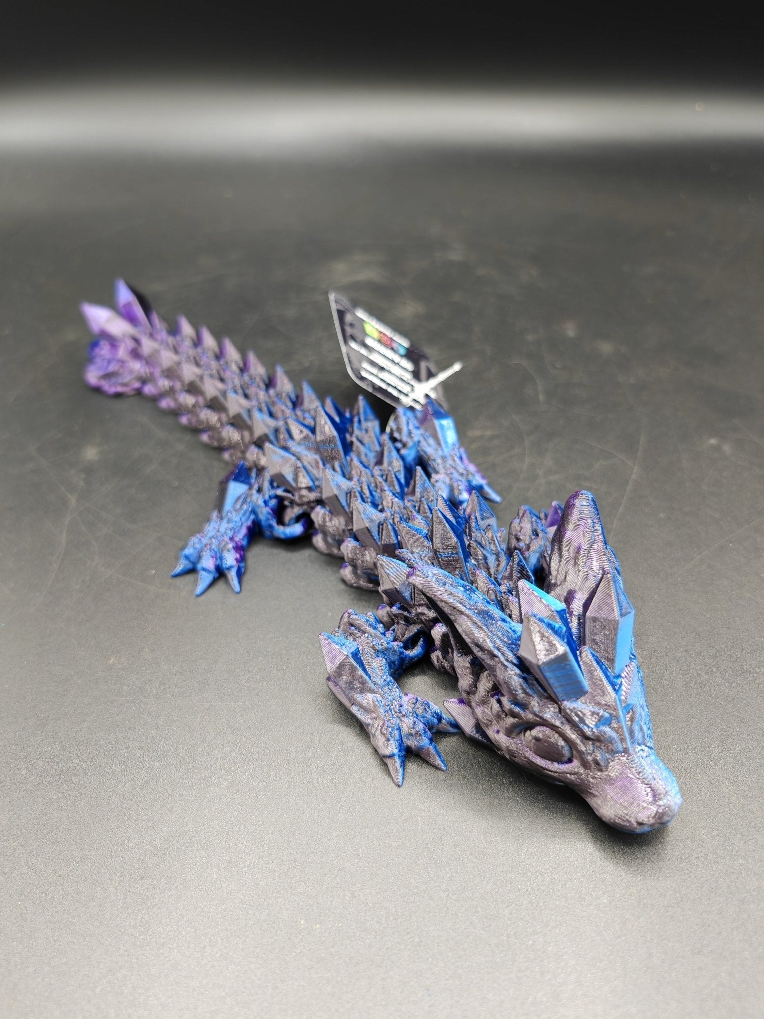 Articulated Baby Crystal Wolf – Flexible UKCA Certified Fidget Toy - FAN3DP