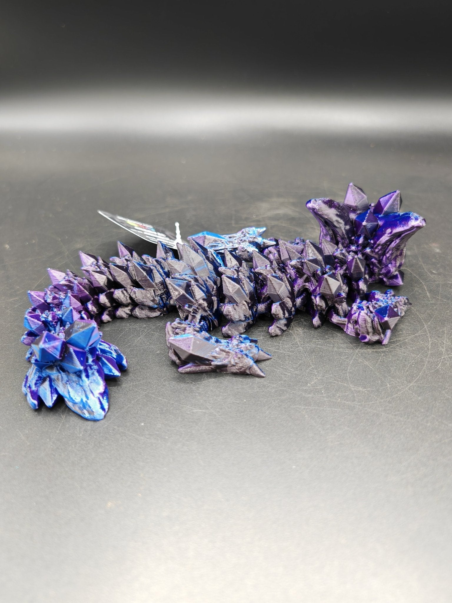 Articulated Baby Crystal Wolf – Flexible UKCA Certified Fidget Toy - FAN3DP