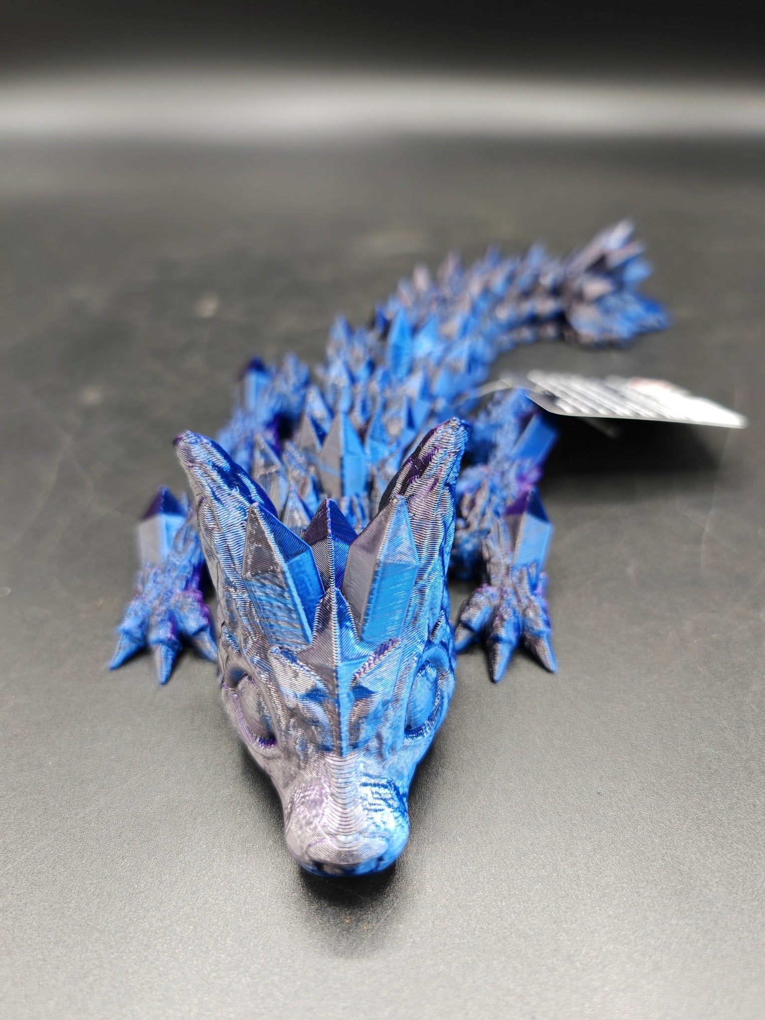 Articulated Baby Crystal Wolf – Flexible UKCA Certified Fidget Toy - FAN3DP