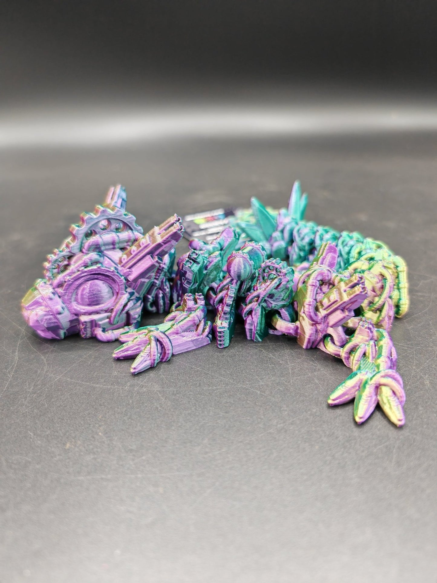 Articulated Baby Steampunk Dragon – Flexible UKCA Certified Fidget Toy - FAN3DP