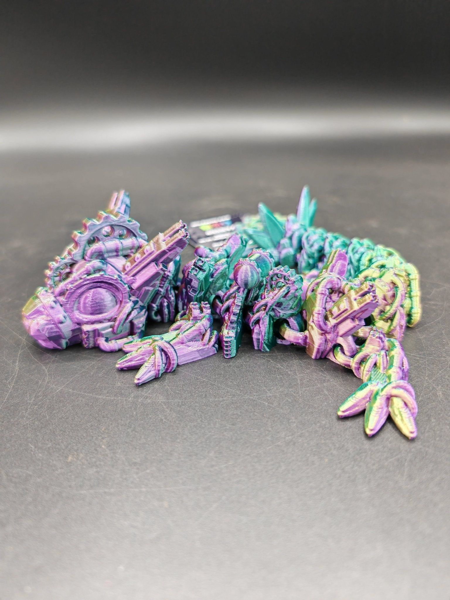 Articulated Baby Steampunk Dragon – Flexible UKCA Certified Fidget Toy - FAN3DP