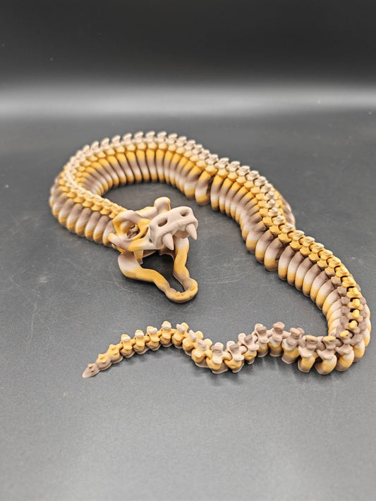Articulated Skeleton Snake – Flexible UKCA Certified Fidget Toy - FAN3DP
