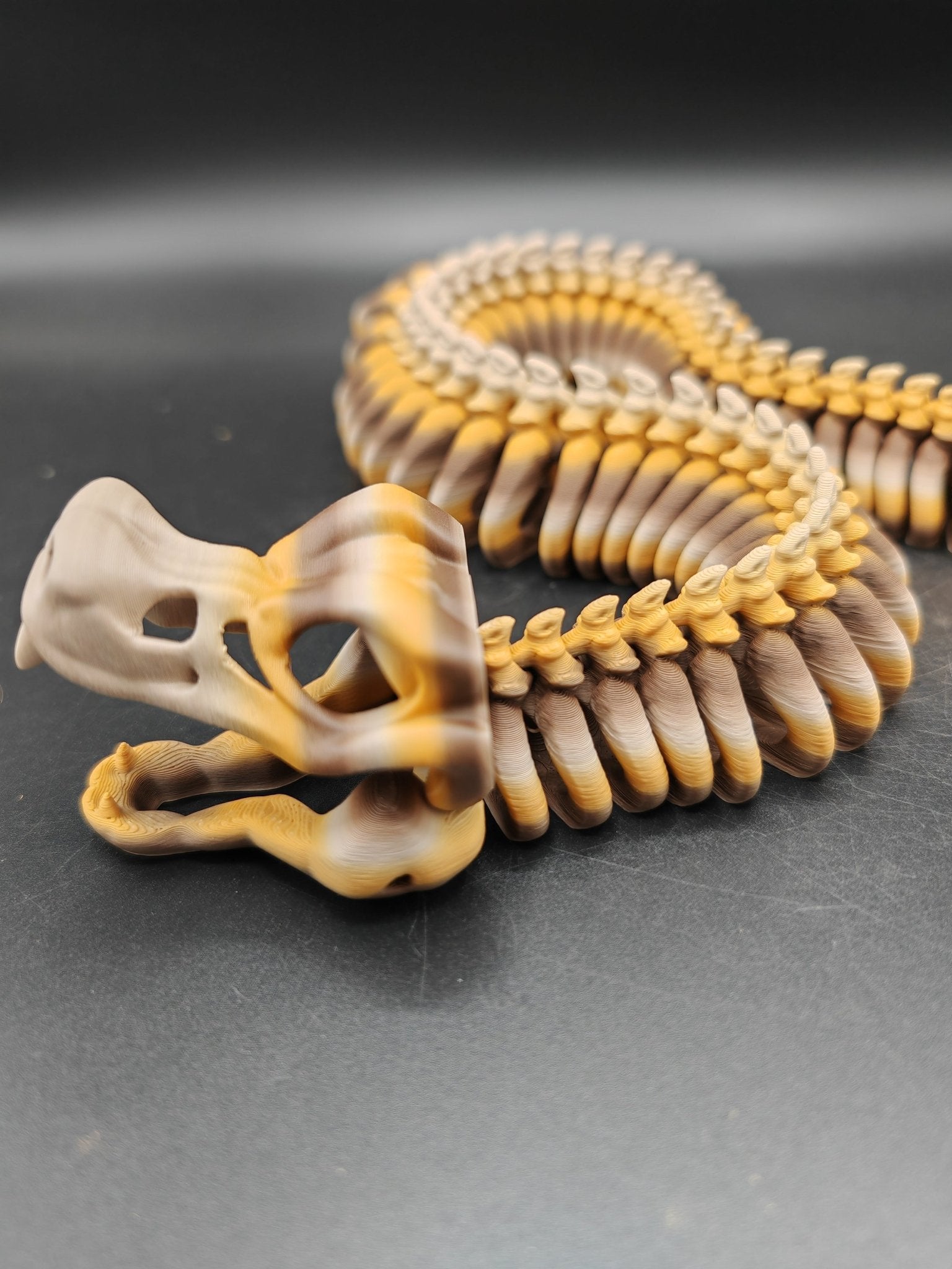 Articulated Skeleton Snake – Flexible UKCA Certified Fidget Toy - FAN3DP