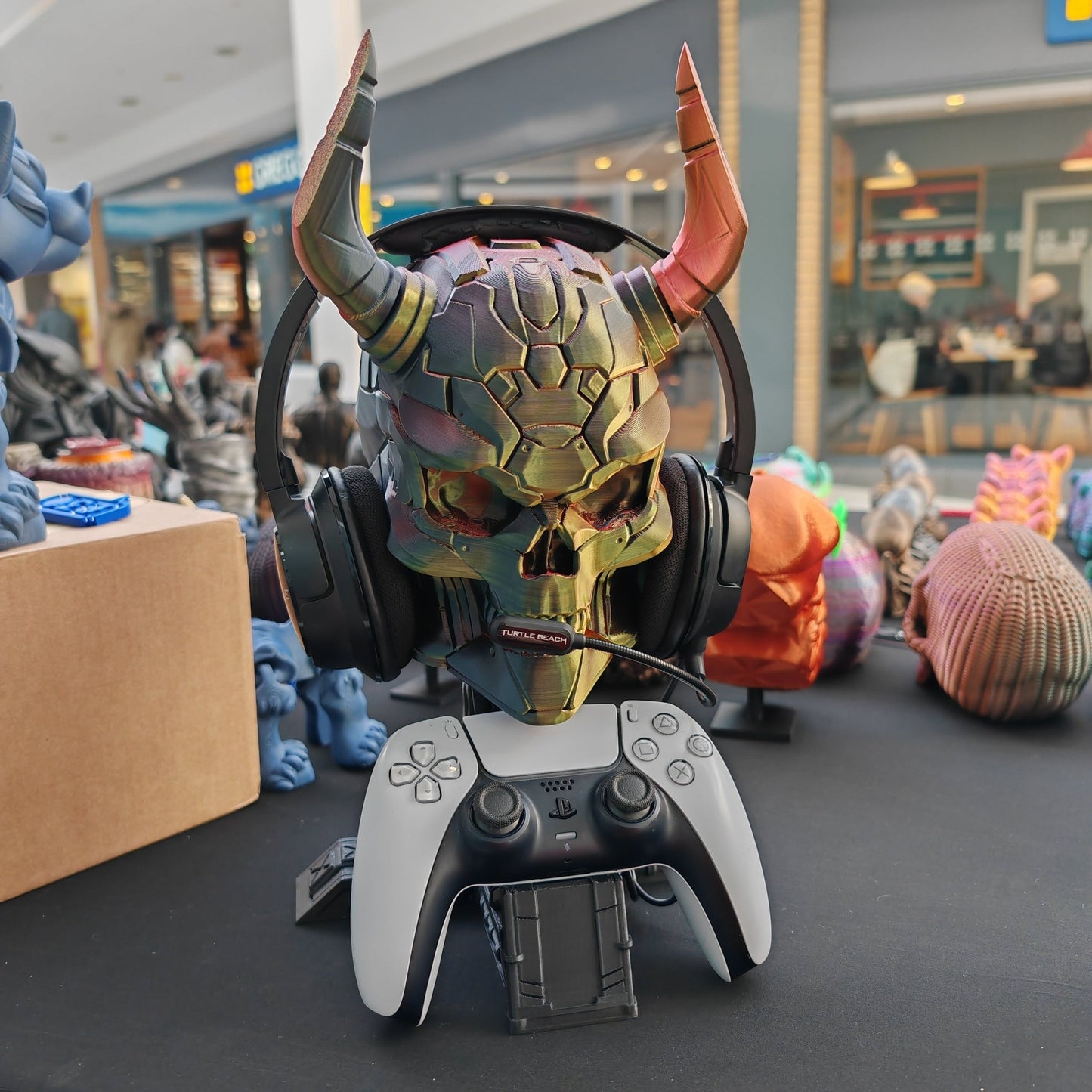 Cyber Demon Skull – Controller & Headset Holder - FAN3DP