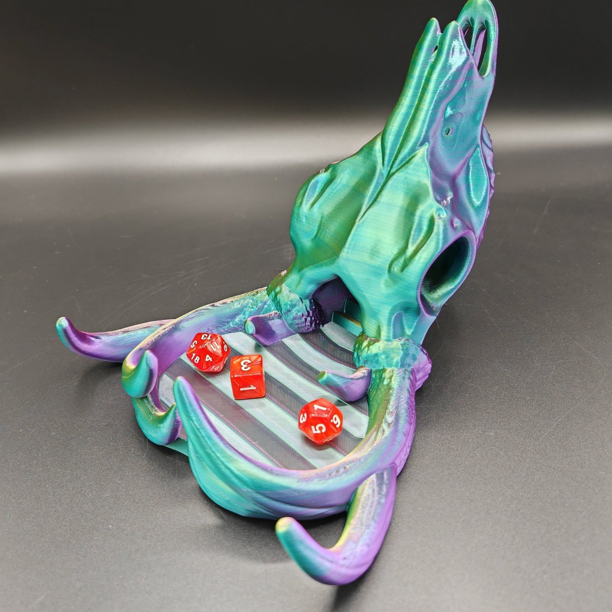 Deer Skull Dice Tower with Antlers – Tabletop RPG Dice Roller - FAN3DP