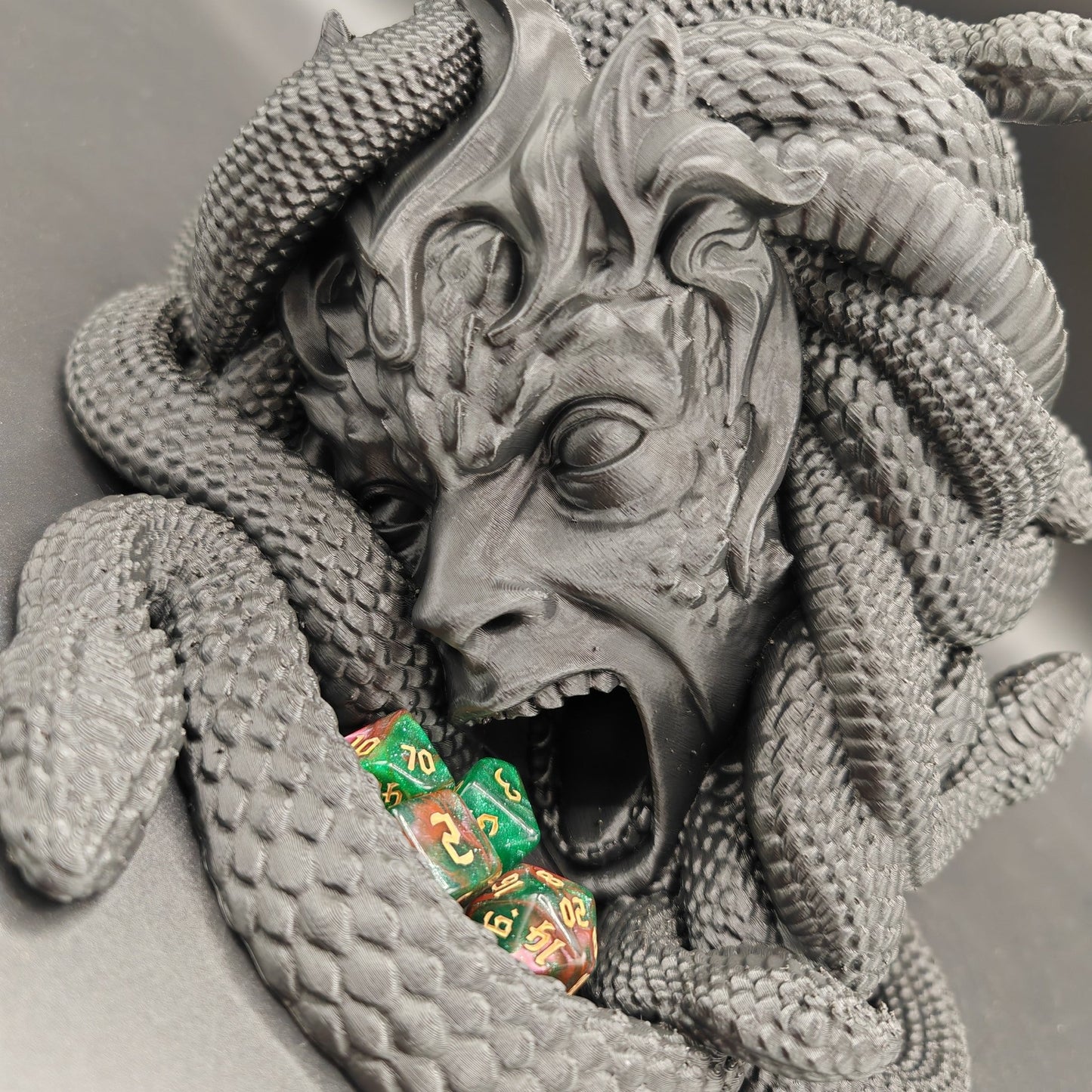 Gorgon Dice Tower – Mythical Medusa Dice Roller - FAN3DP