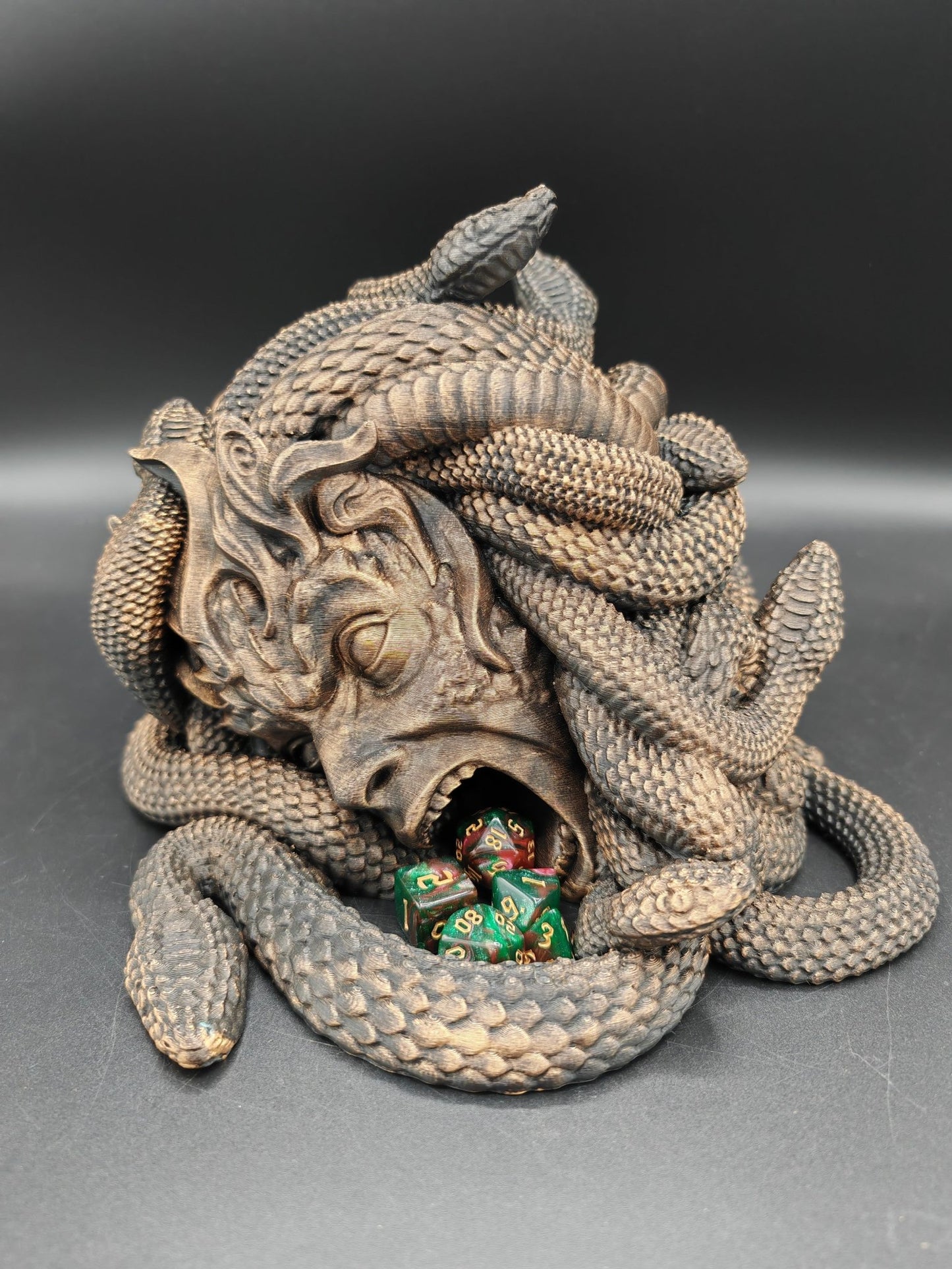 Gorgon Dice Tower – Mythical Medusa Dice Roller - FAN3DP