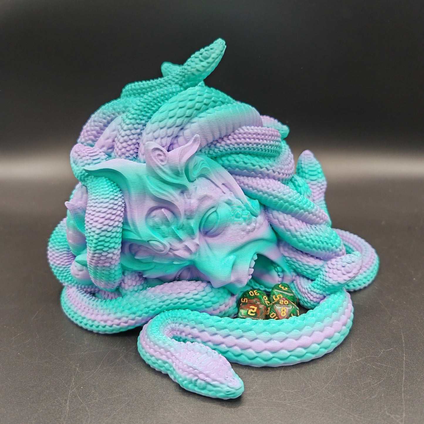 Gorgon Dice Tower – Mythical Medusa Dice Roller - FAN3DP