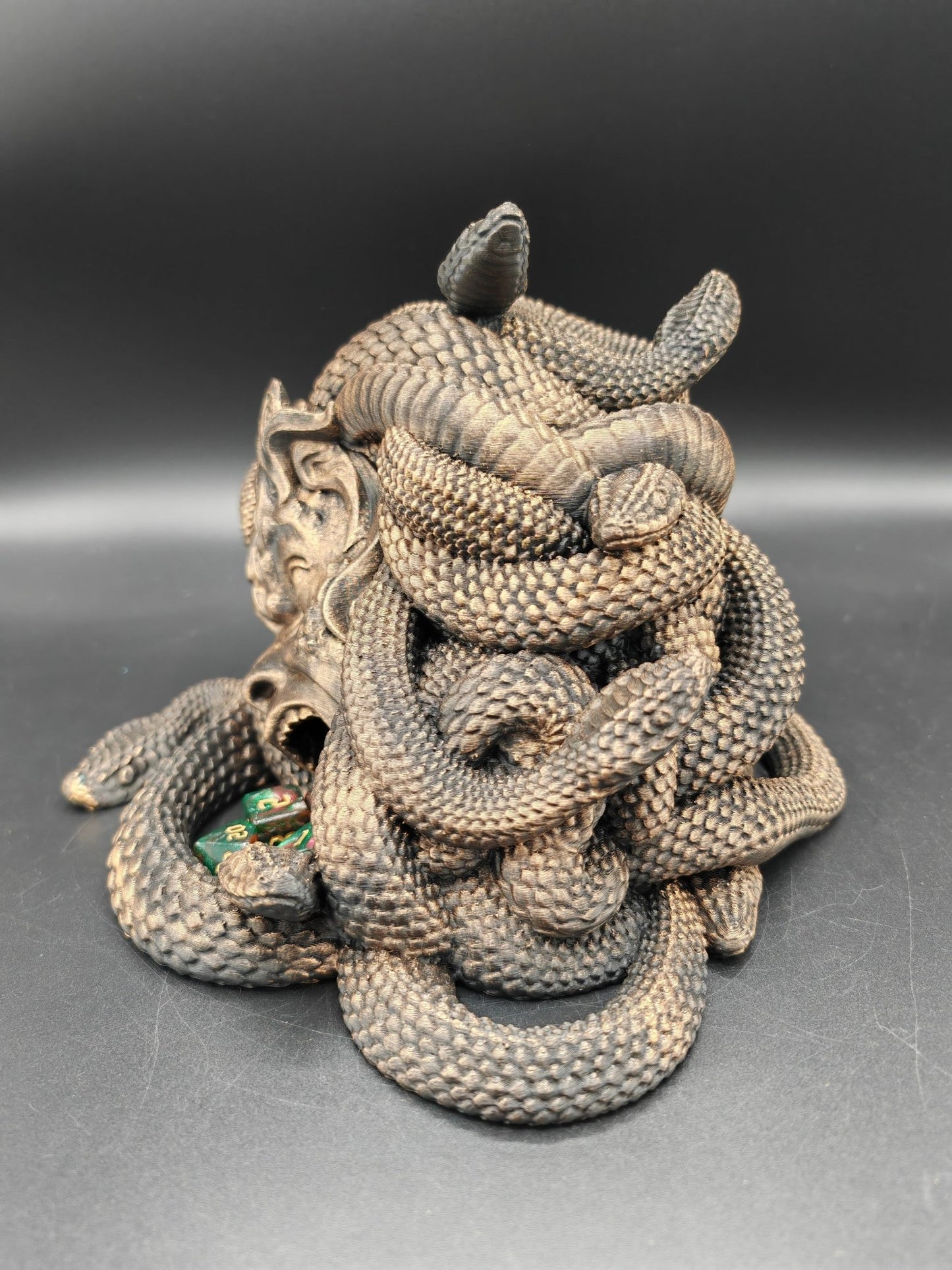Gorgon Dice Tower – Mythical Medusa Dice Roller - FAN3DP