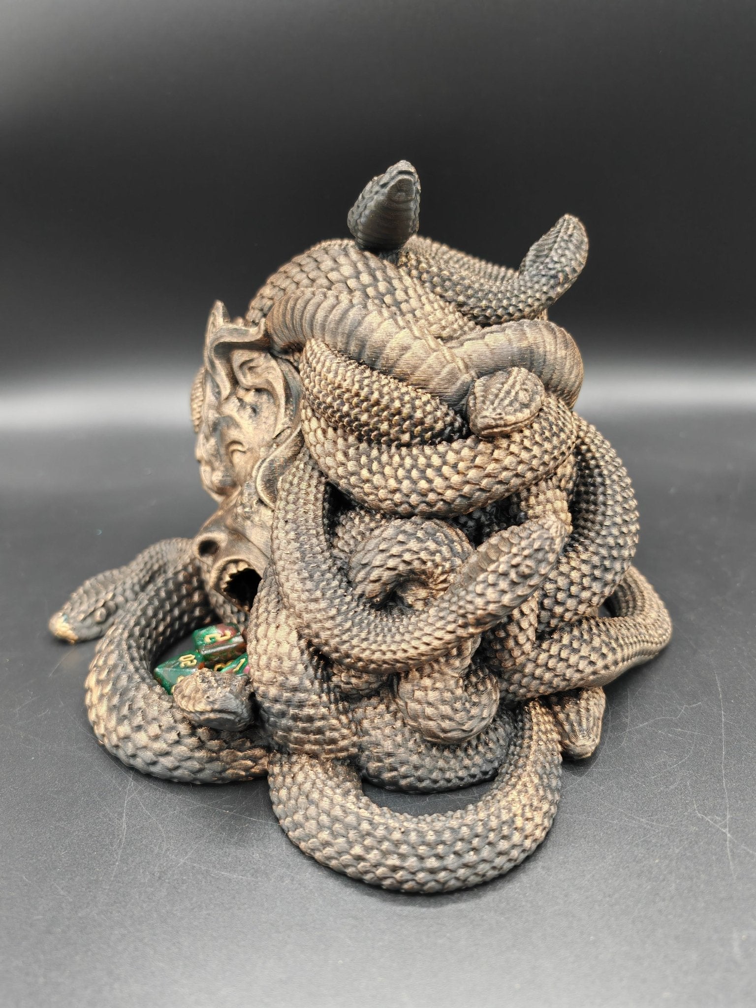 Gorgon Dice Tower – Mythical Medusa Dice Roller - FAN3DP