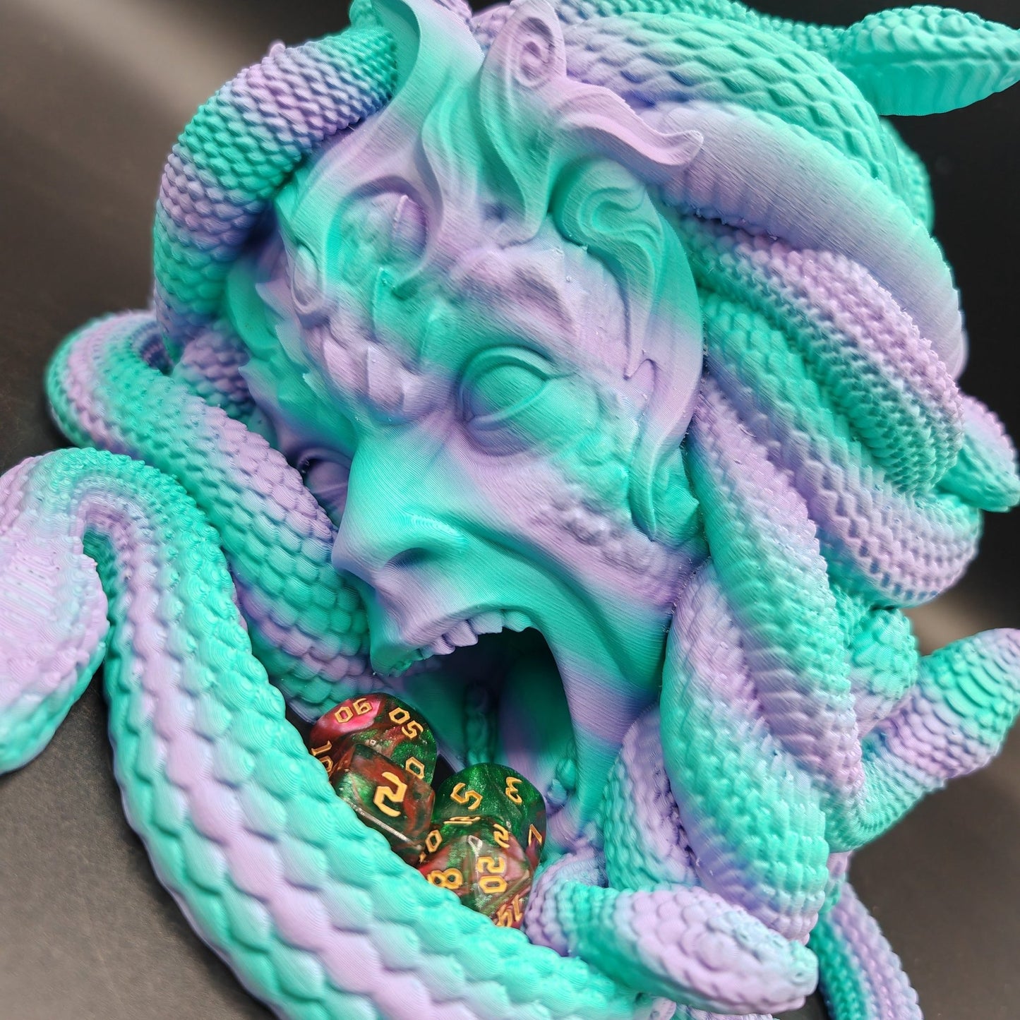 Gorgon Dice Tower – Mythical Medusa Dice Roller - FAN3DP