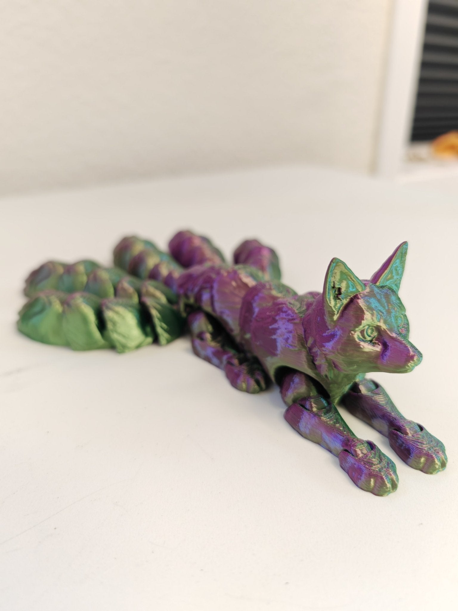 Kitsune (Five - Tailed Fox) – Articulated Mythical Fox Toy - FAN3DP
