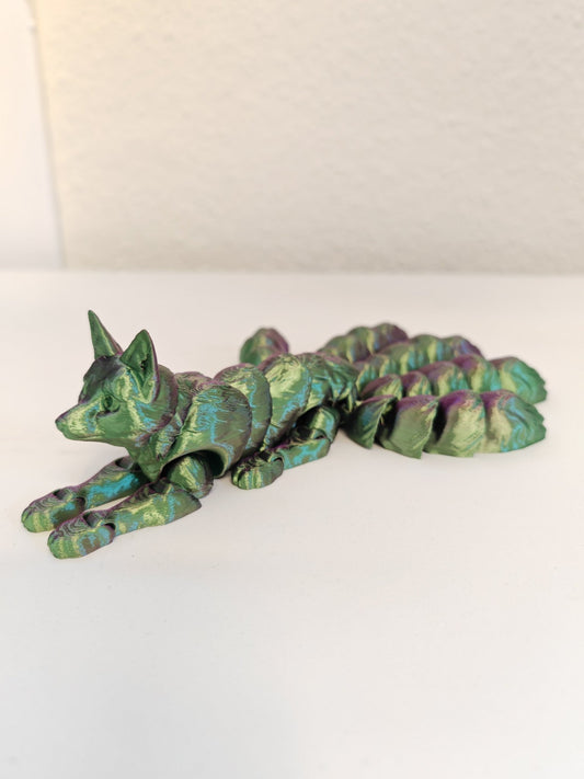 Kitsune (Five - Tailed Fox) – Articulated Mythical Fox Toy - FAN3DP