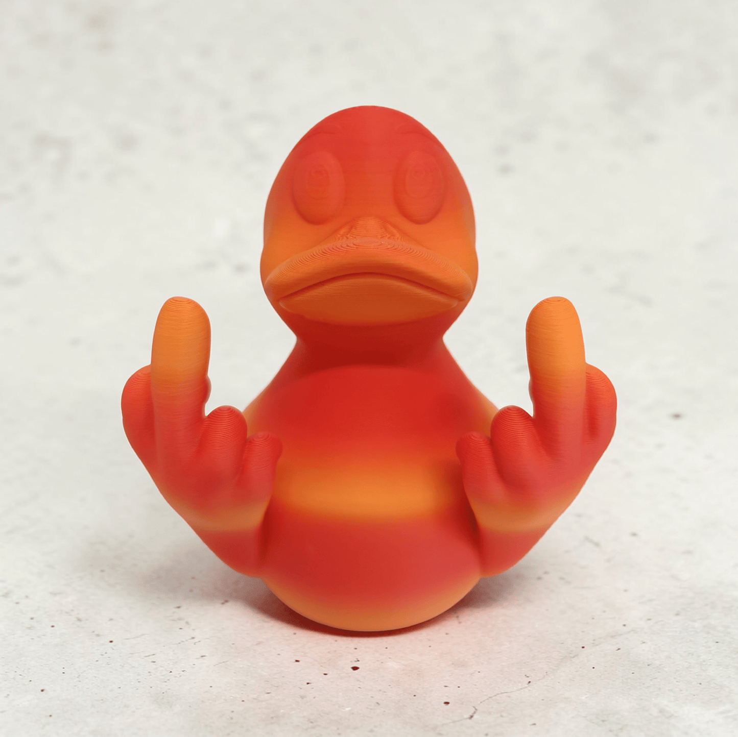 Middle Finger Duck – Cheeky Desk Décor Collectible - FAN3DP