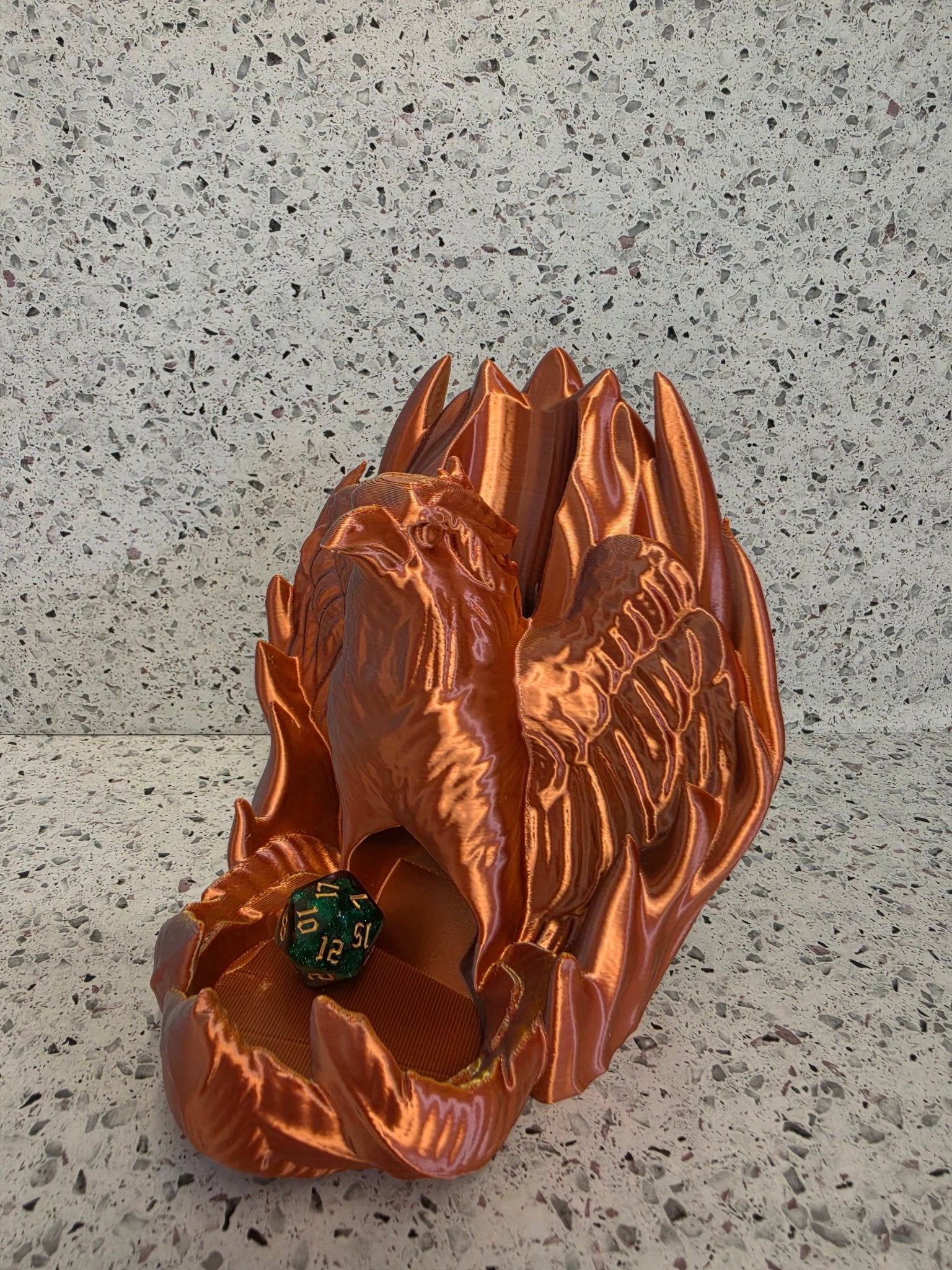 Phoenix Dice Tower – Fantasy Flame Roller - FAN3DP