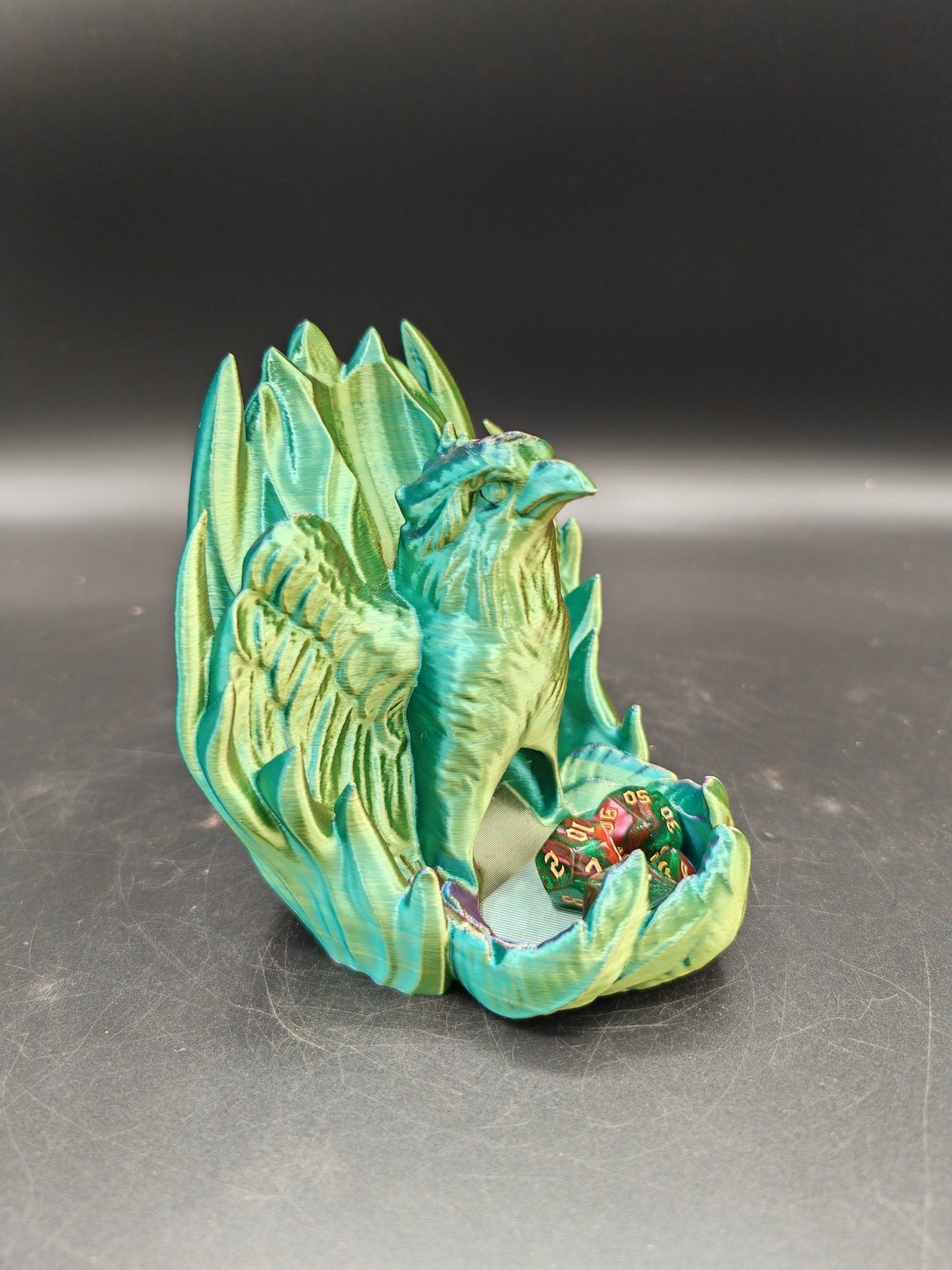 Phoenix Dice Tower – Fantasy Flame Roller - FAN3DP