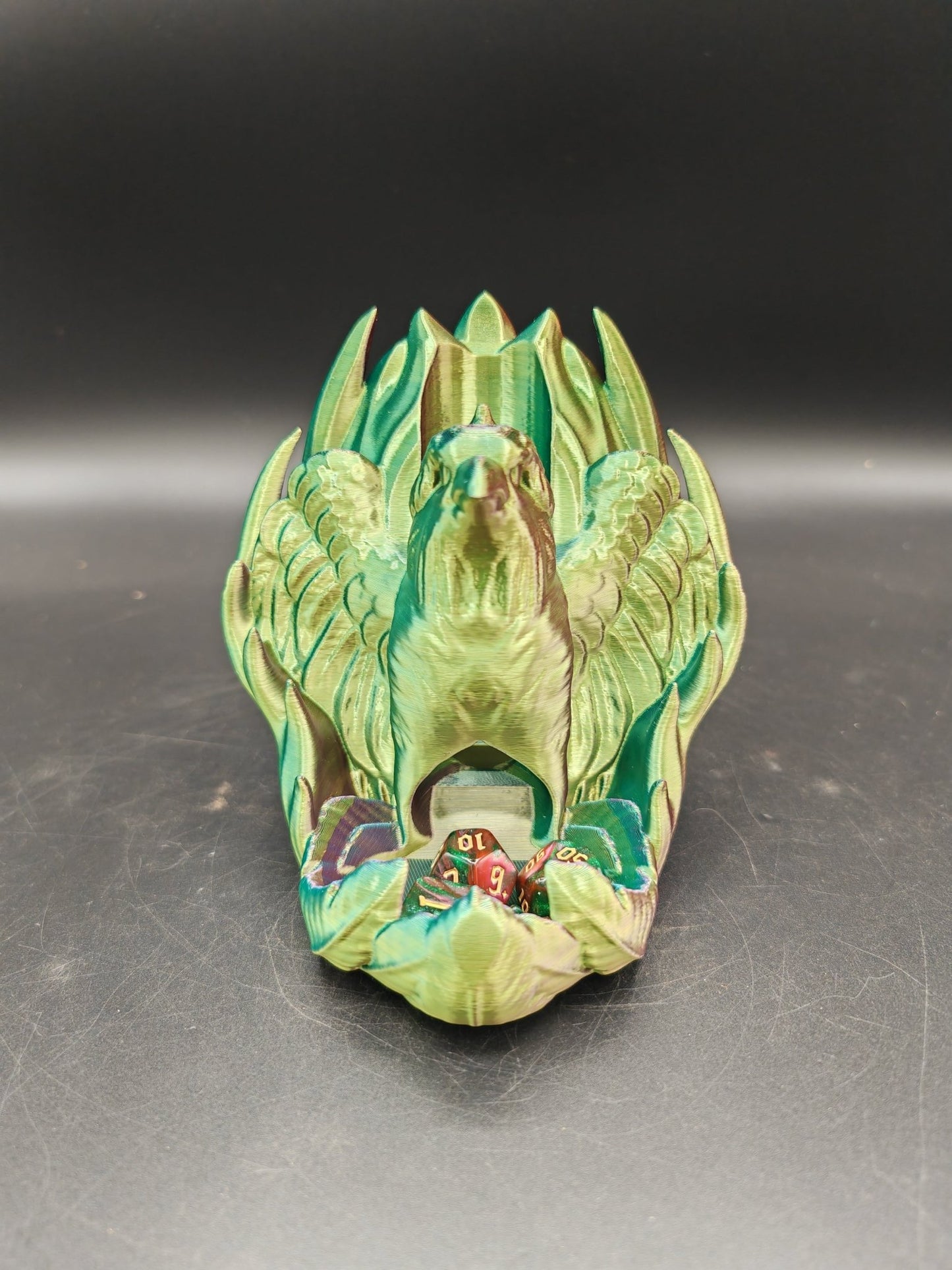 Phoenix Dice Tower – Fantasy Flame Roller - FAN3DP