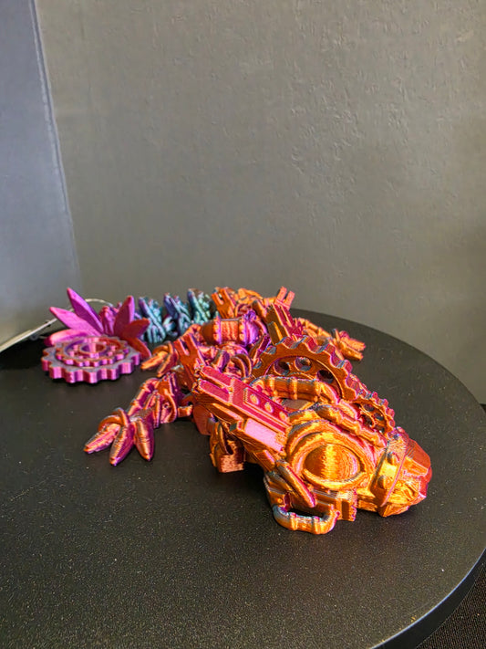 Articulated Baby Steampunk Dragon – Flexible UKCA Certified Fidget Toy