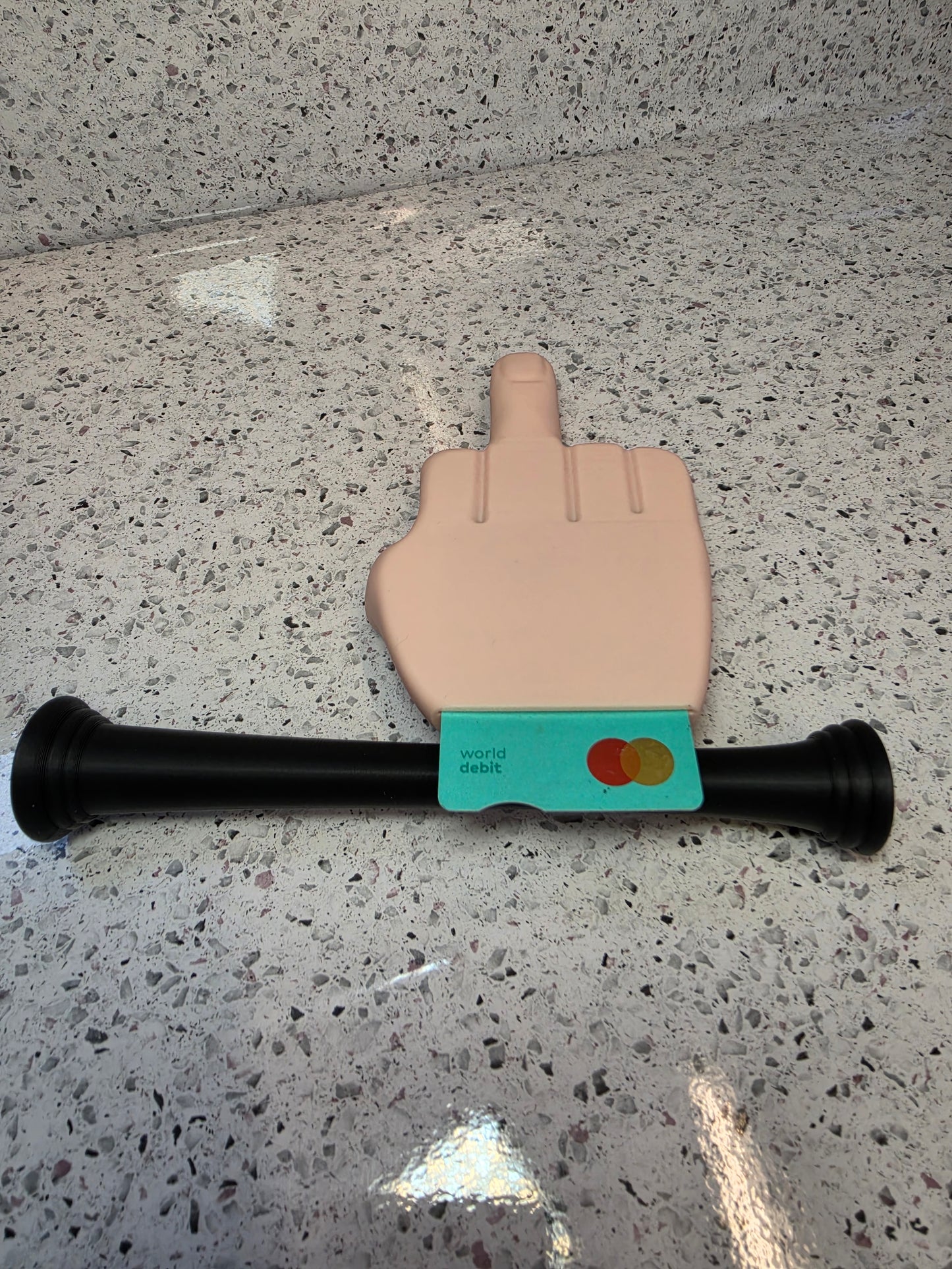 Middle Finger Payment Wand