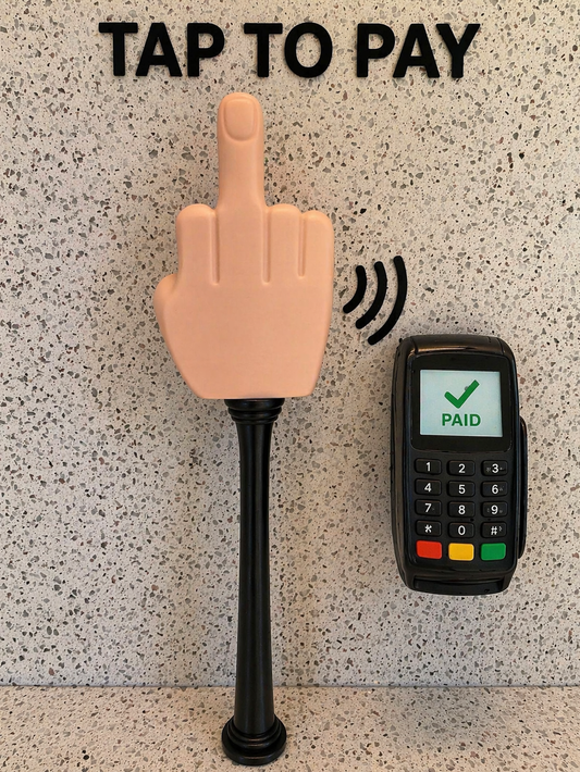 Middle Finger Payment Wand
