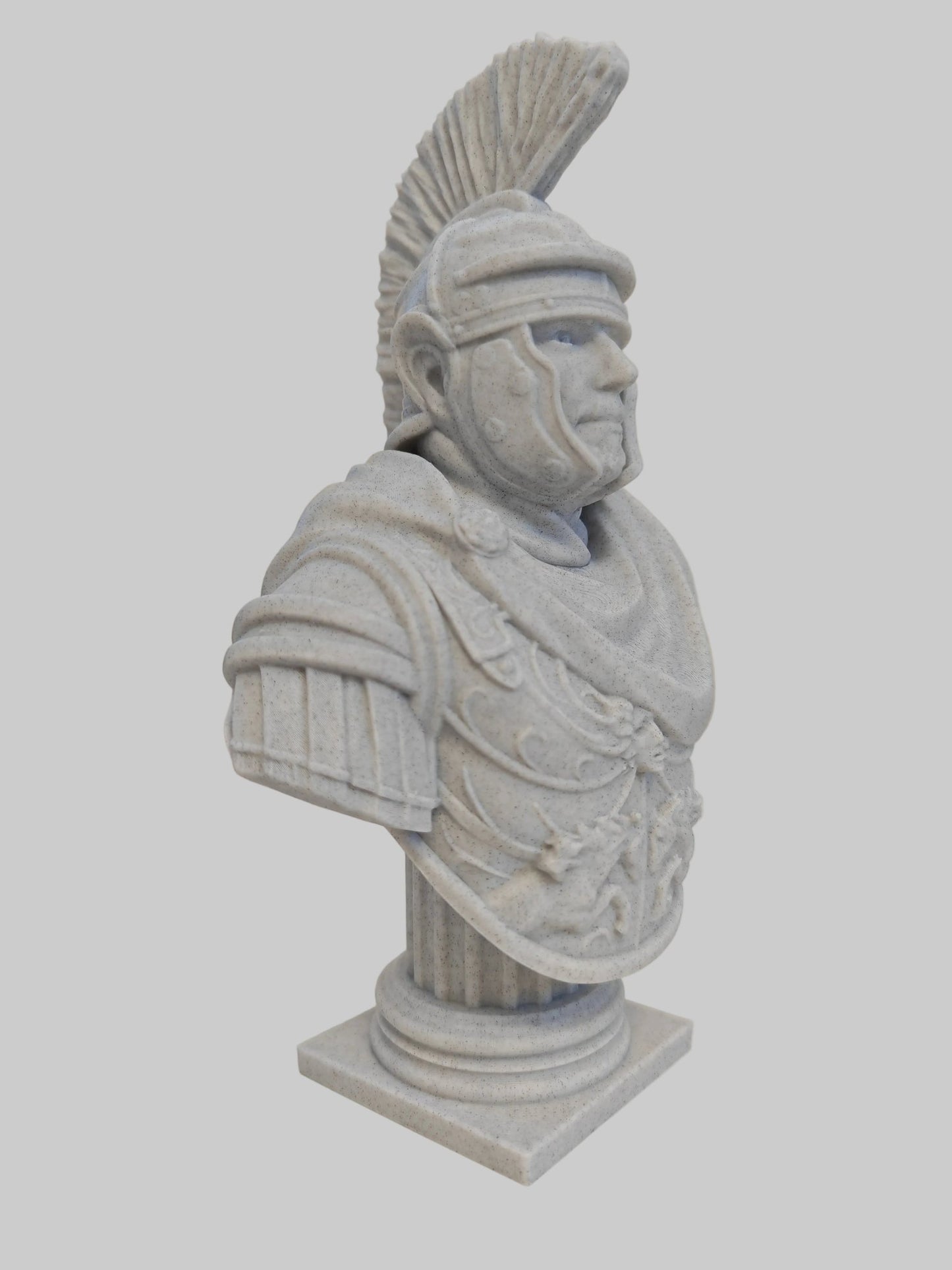 Roman Centurion Bust – Classical Warrior Display Sculpture - FAN3DP