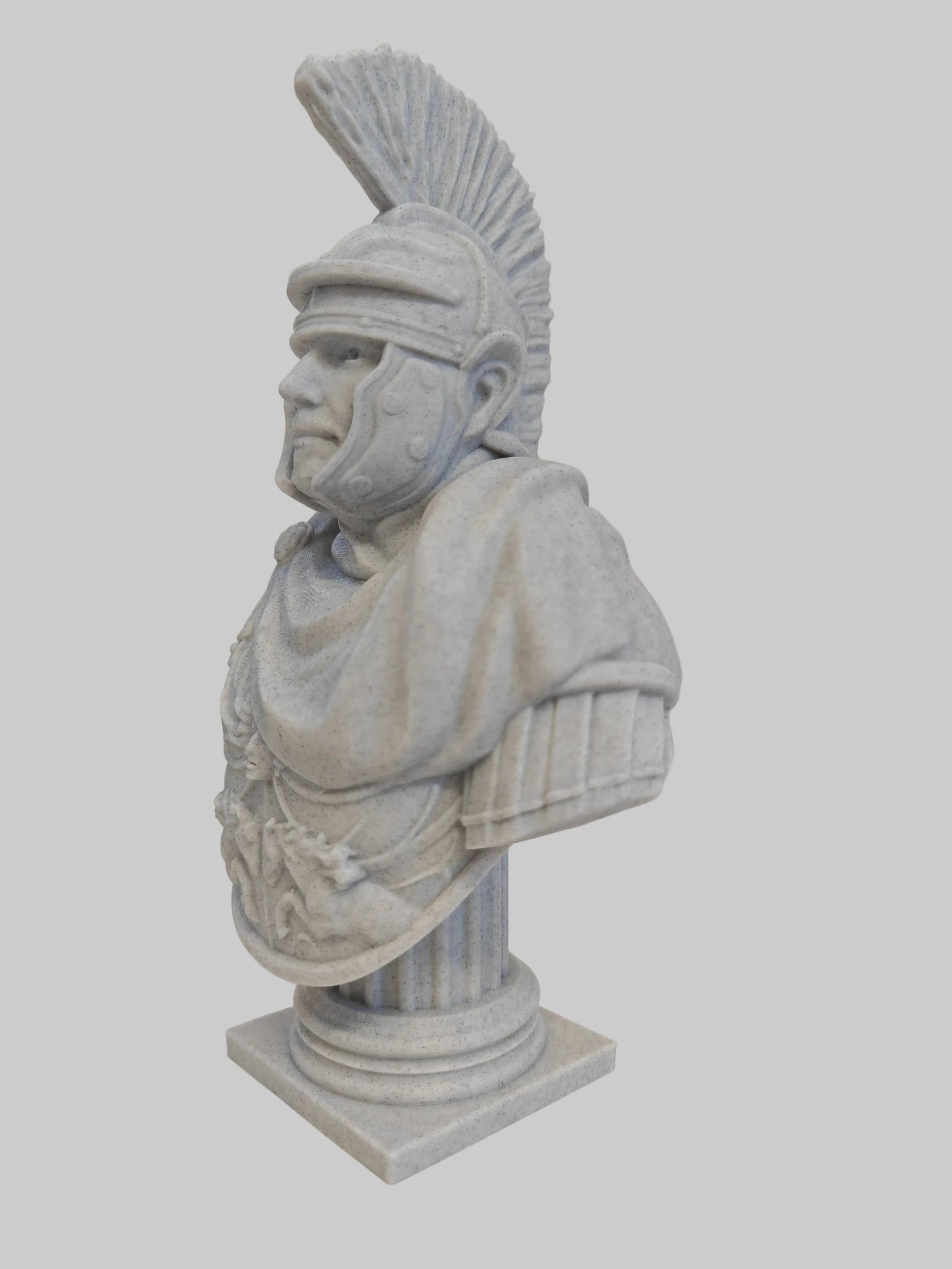 Roman Centurion Bust – Classical Warrior Display Sculpture - FAN3DP