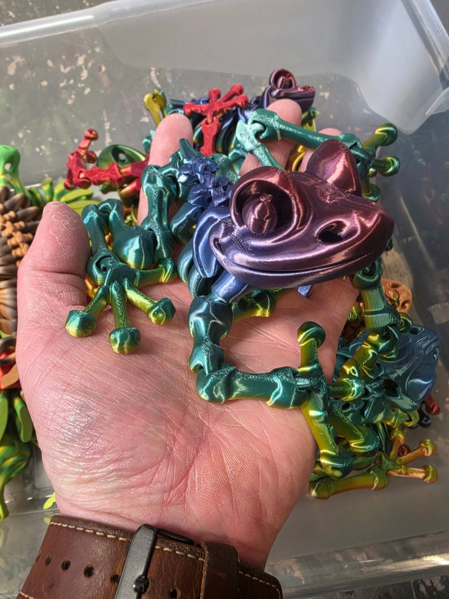 Skeleton Frog – Articulated Frog Toy – Flexible UKCA Certified Fidget Toy - FAN3DP