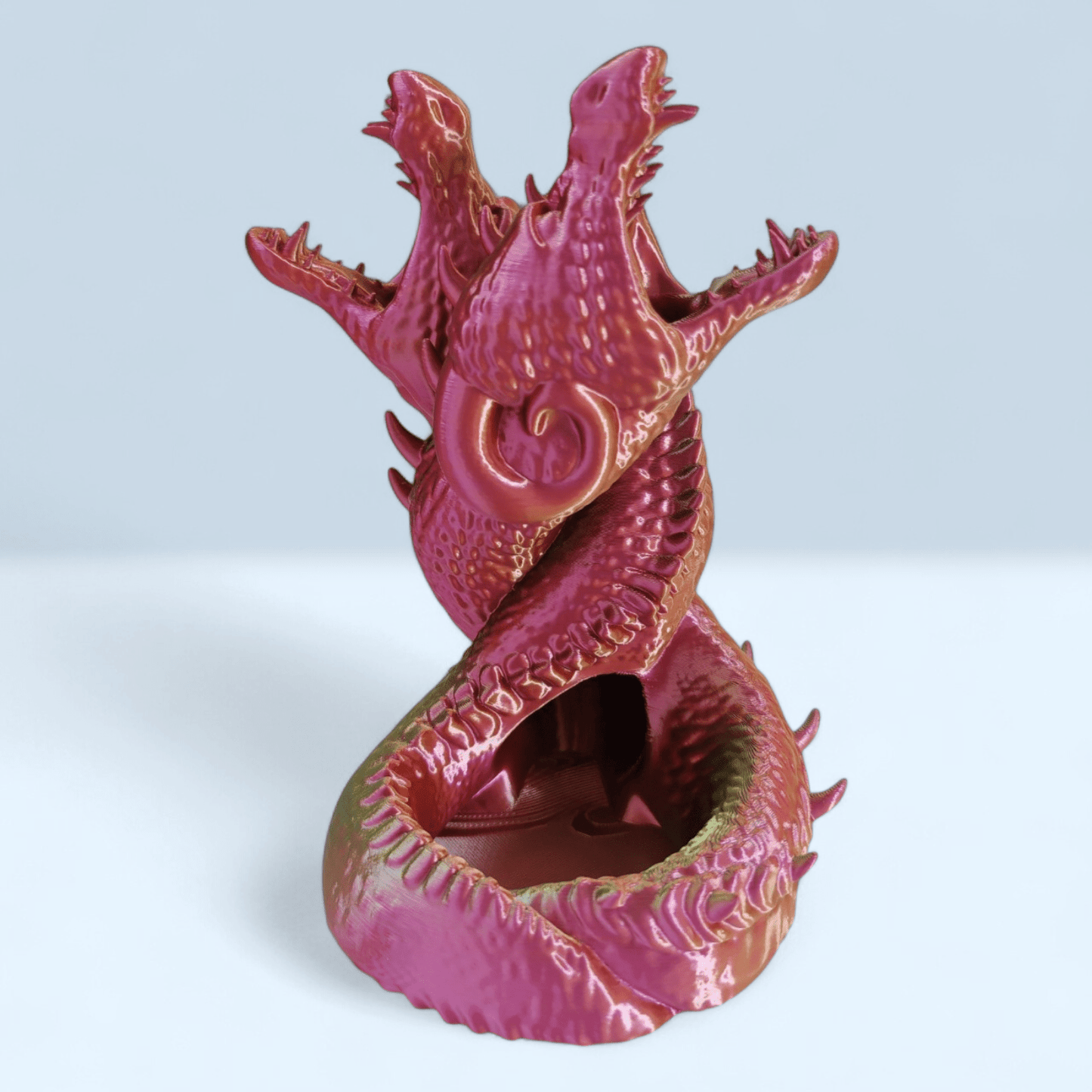 Twin Dragon Dice Tower – Premium RPG Dice Roller - FAN3DP