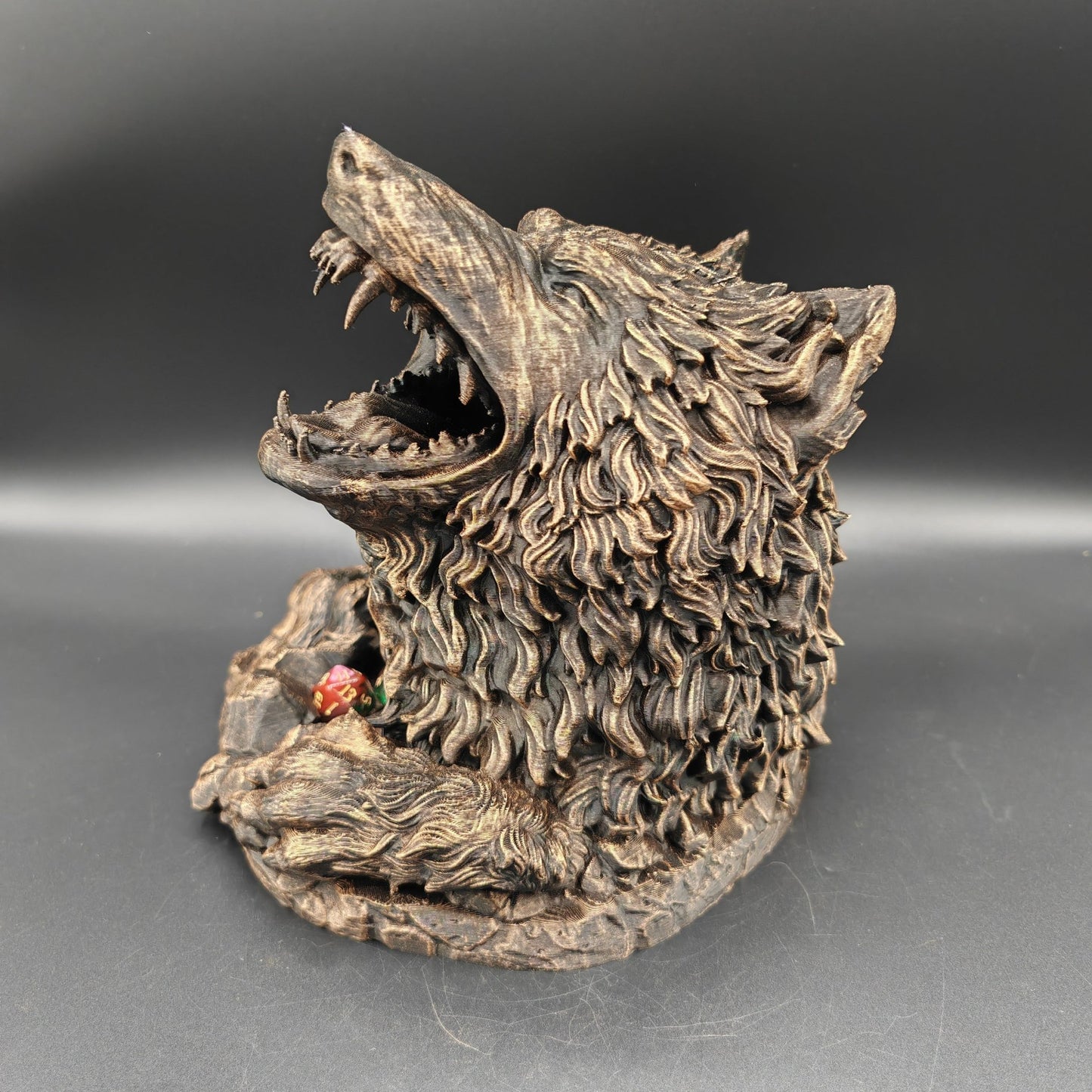 XL Wolf Dice Tower – Epic Tabletop Dice Rolling Tower - FAN3DP