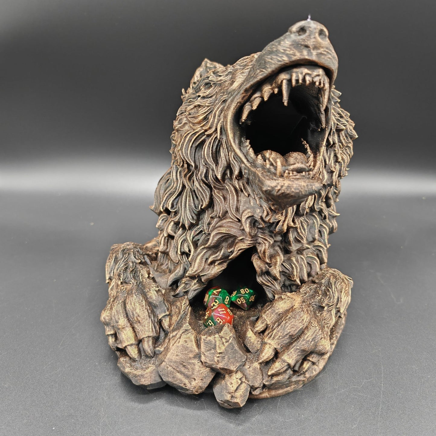 XL Wolf Dice Tower – Epic Tabletop Dice Rolling Tower - FAN3DP