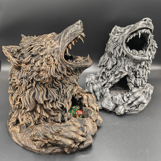 XL Wolf Dice Tower – Epic Tabletop Dice Rolling Tower - FAN3DP