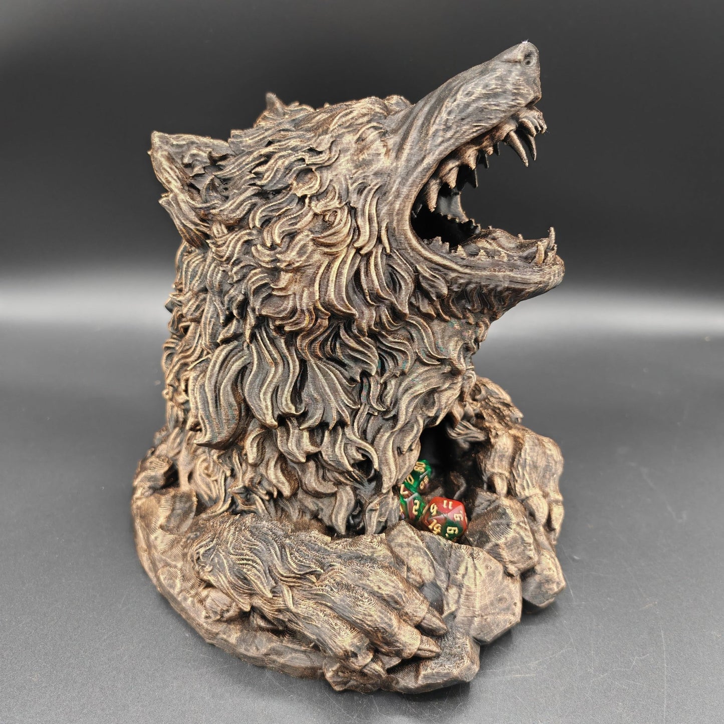 XL Wolf Dice Tower – Epic Tabletop Dice Rolling Tower - FAN3DP