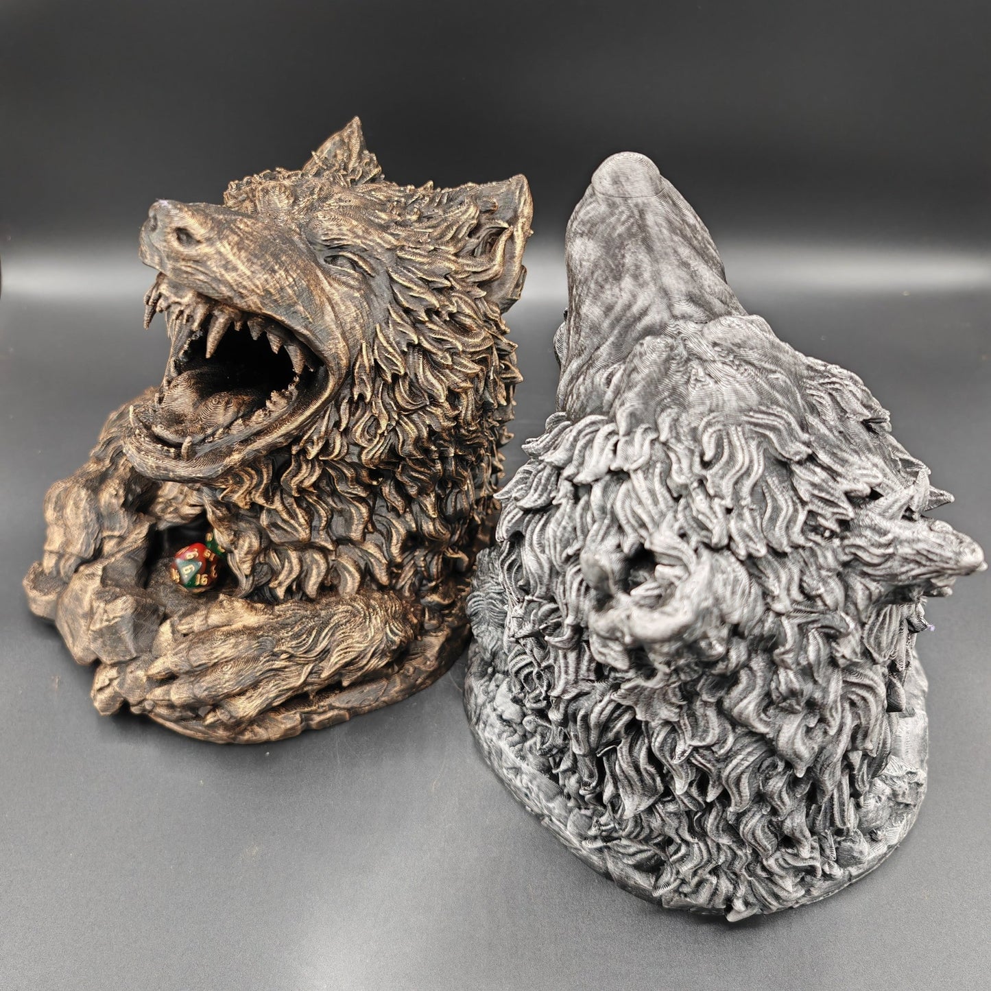 XL Wolf Dice Tower – Epic Tabletop Dice Rolling Tower - FAN3DP